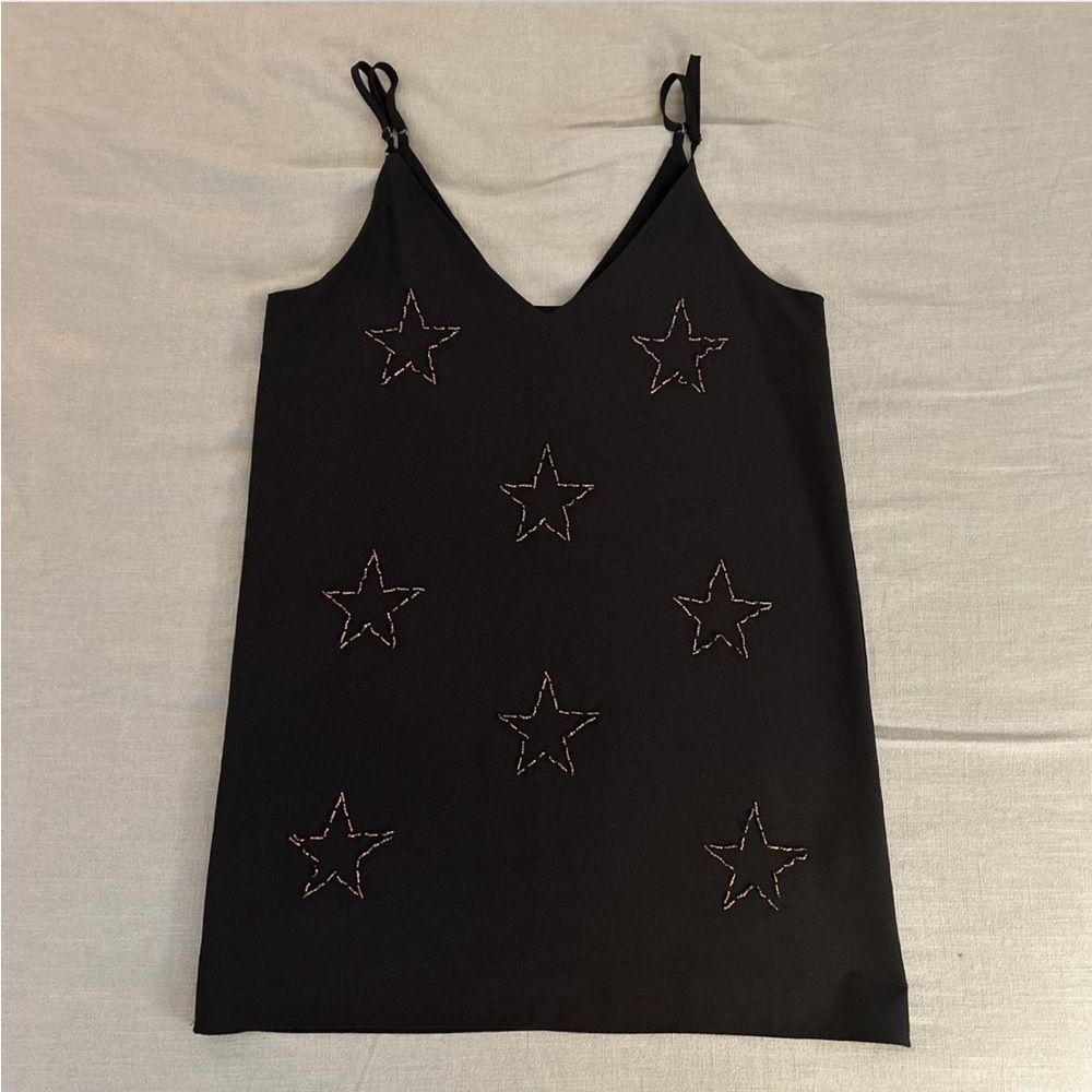 Beaded Star Mini Dress
